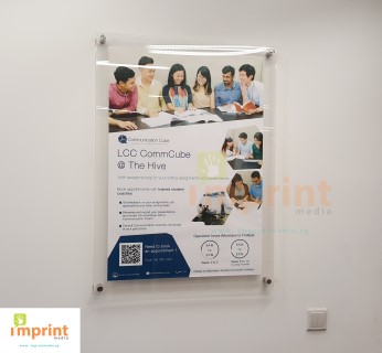 poster in acrylic