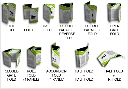 brochure folds